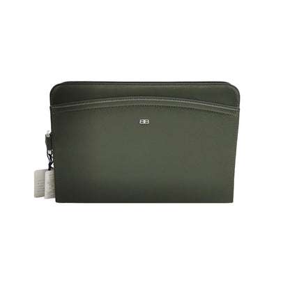 Balenciaga ACE Collab Calfskin Solid Vintage Clutch