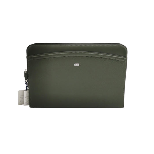 Balenciaga ACE Collab Calfskin Solid Vintage Clutch