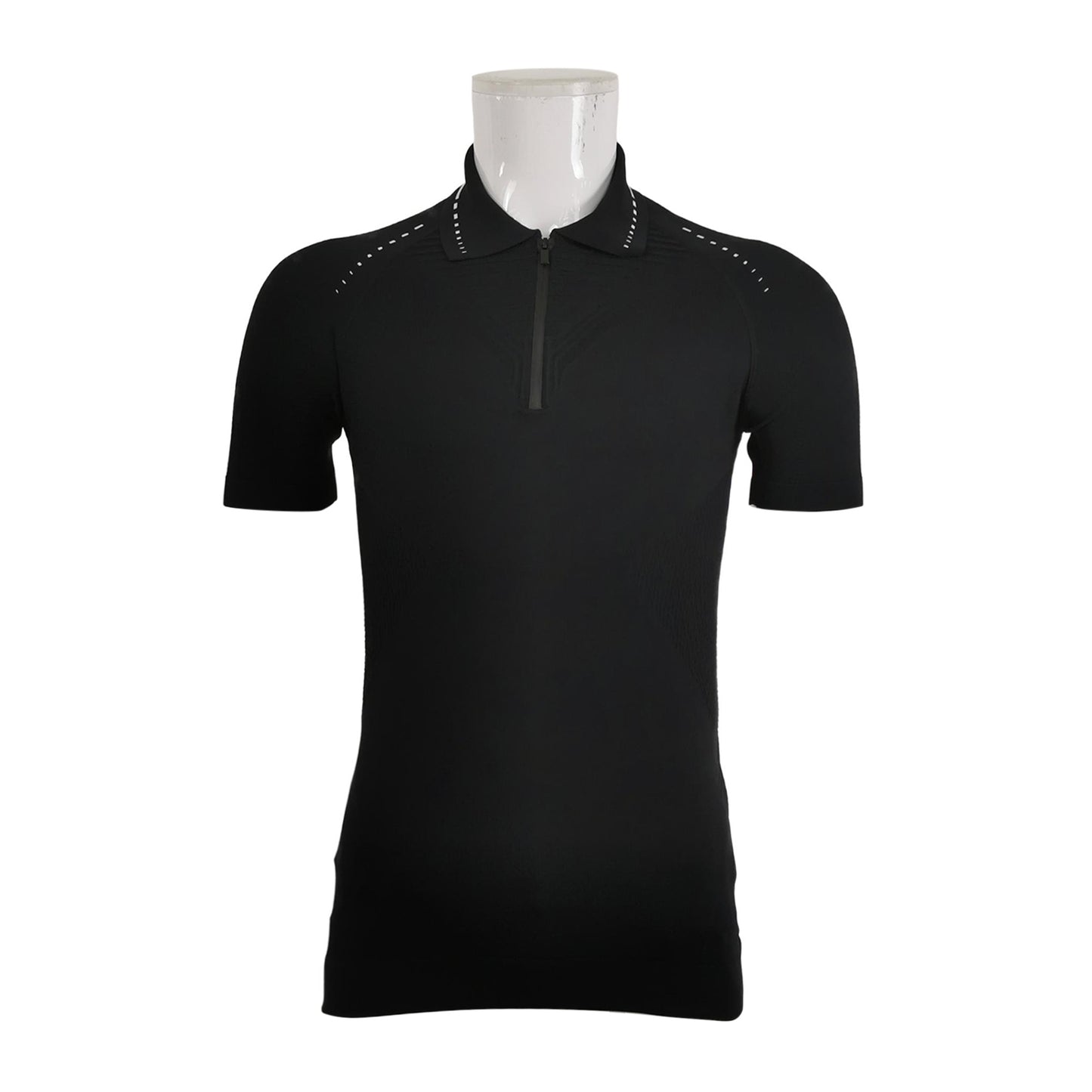 Prada Logo Collar Short-Sleeve T-Shirt M