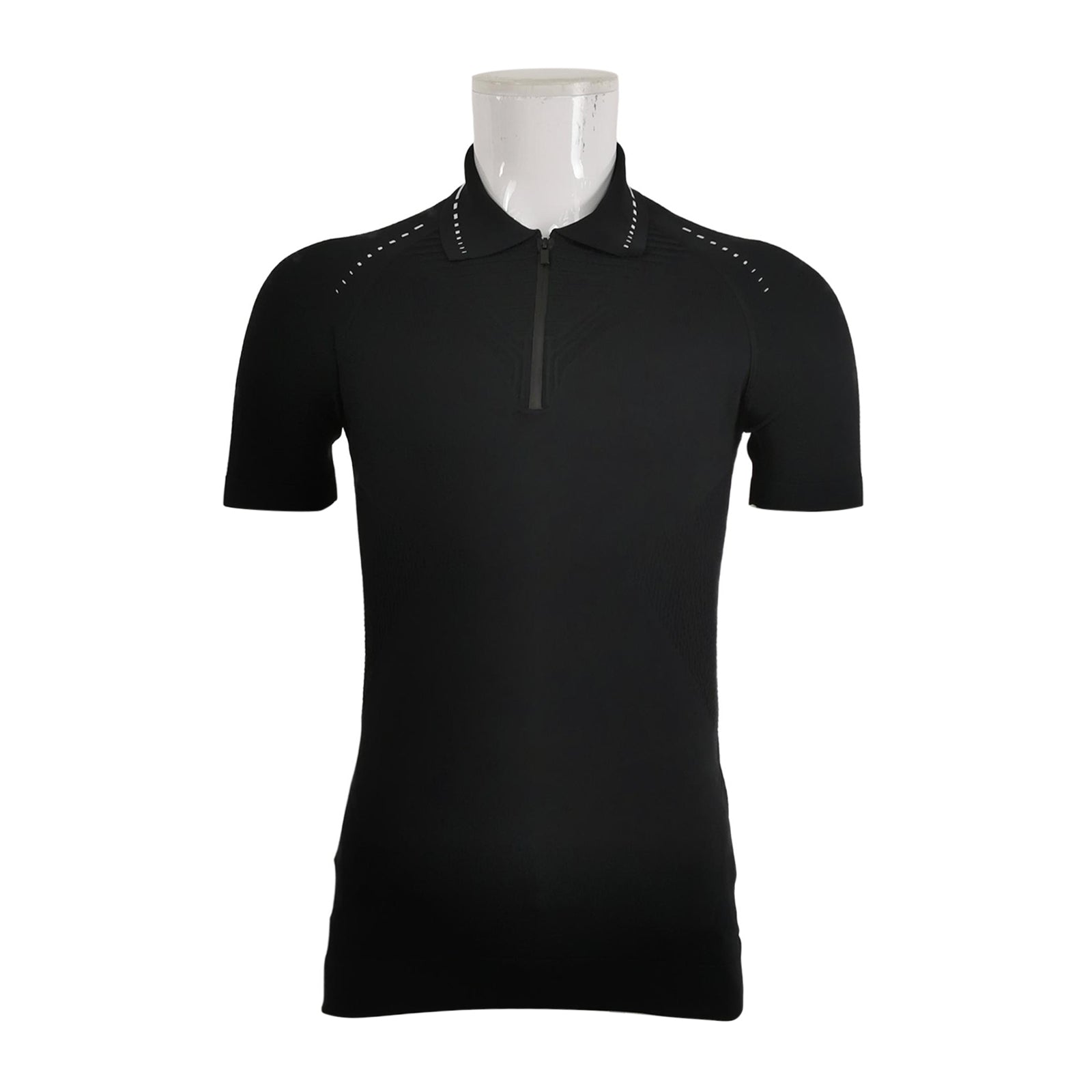 Prada Logo Collar Short-Sleeve T-Shirt M