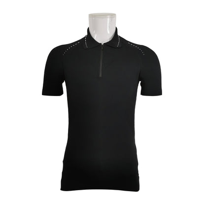 Prada Logo Collar Short-Sleeve T-Shirt M