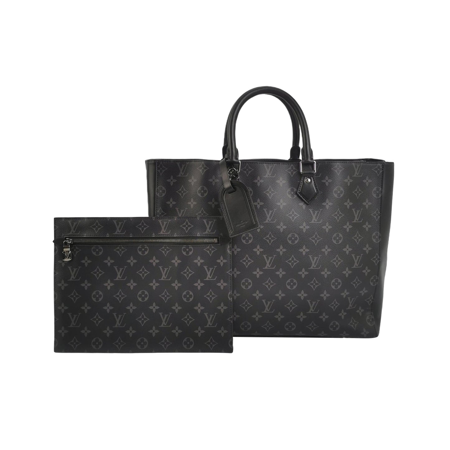 Louis Vuitton Grandsac Monogram Tote with Pouch