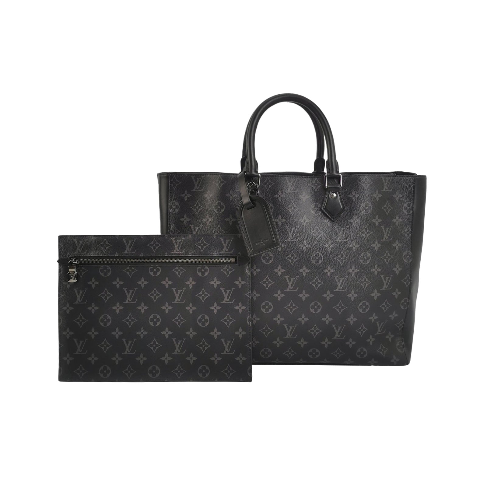 Louis Vuitton Grandsac Monogram Tote with Pouch