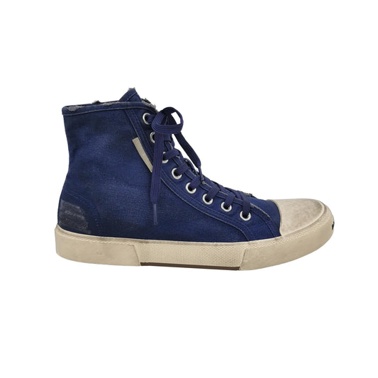 Balenciaga Distressed Canvas High-Top Casual Shoes 41