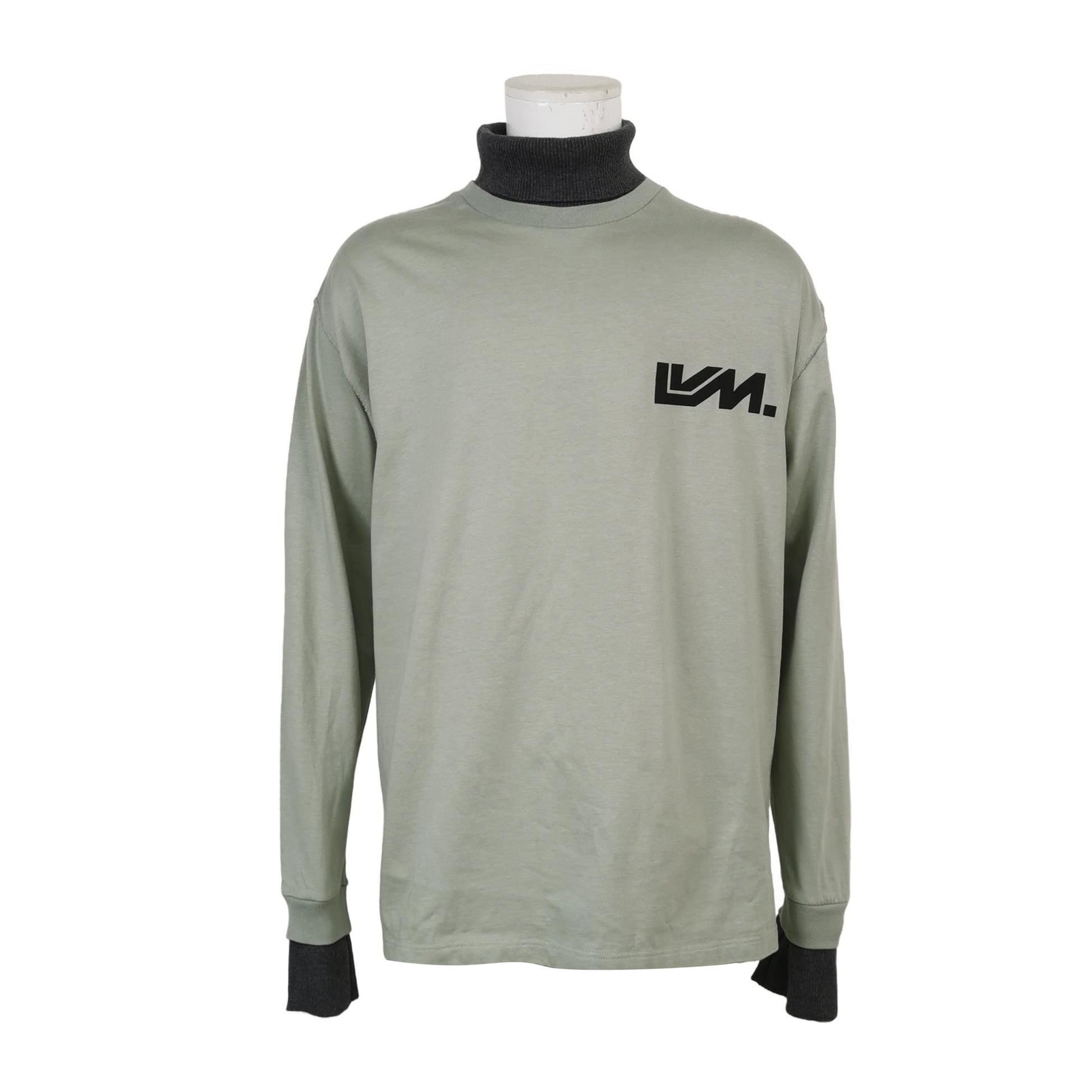 Louis Vuitton Cotton Logo Turtleneck Top XXL