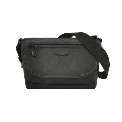 Louis Vuitton Black Monogram Embossed Messenger Crossbody