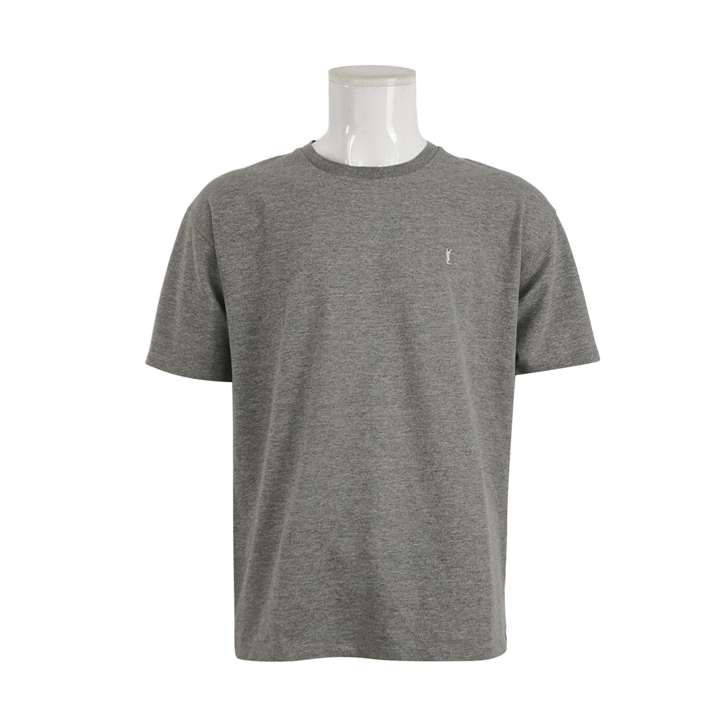 Saint Laurent YSL Logo Crewneck Short-Sleeve T-Shirt L