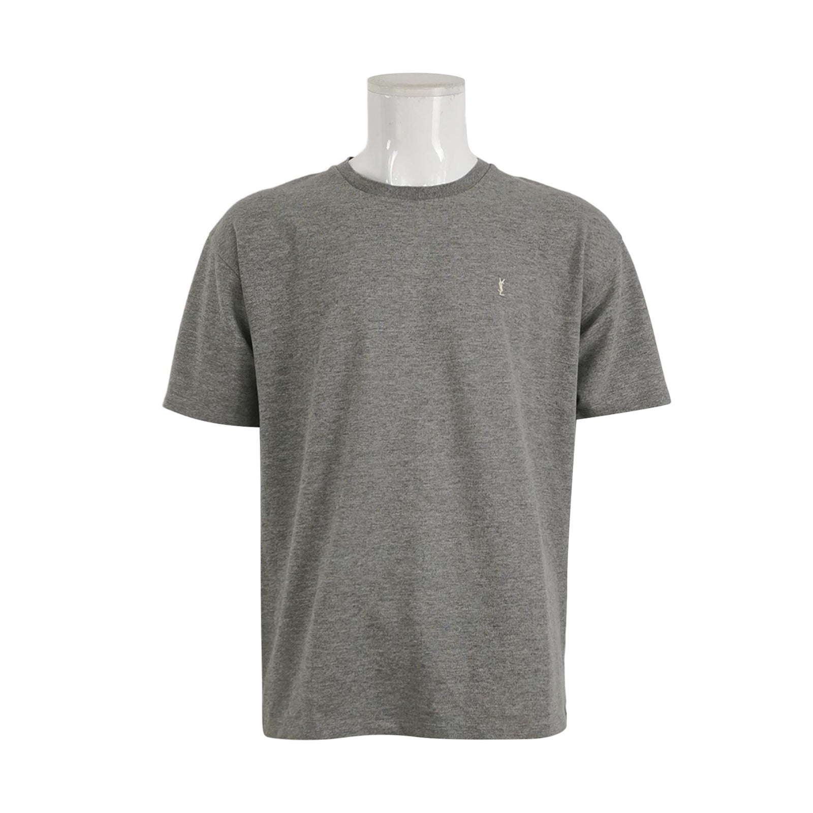 Saint Laurent YSL Logo Crewneck Short-Sleeve T-Shirt L