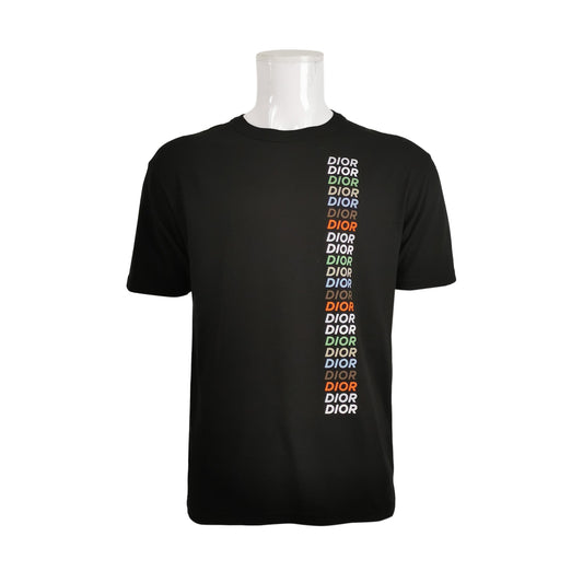 Dior Colorblock Logo Crew Neck Short Sleeve T-Shirt XS