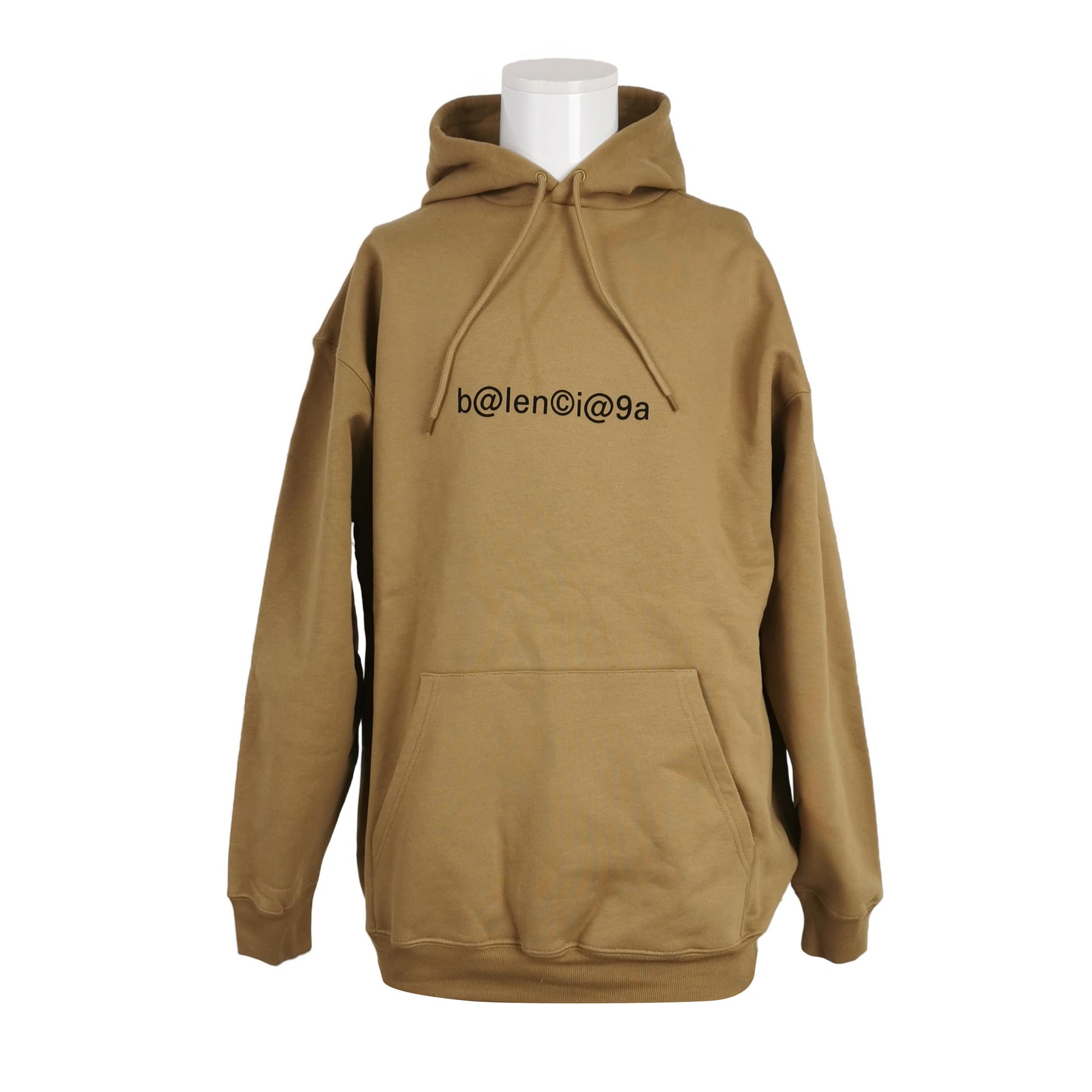 Balenciaga S Size Cotton Letter Logo Hoodie