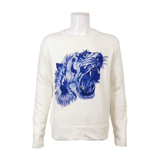 Gucci S Tiger Print Crewneck Sweatshirt