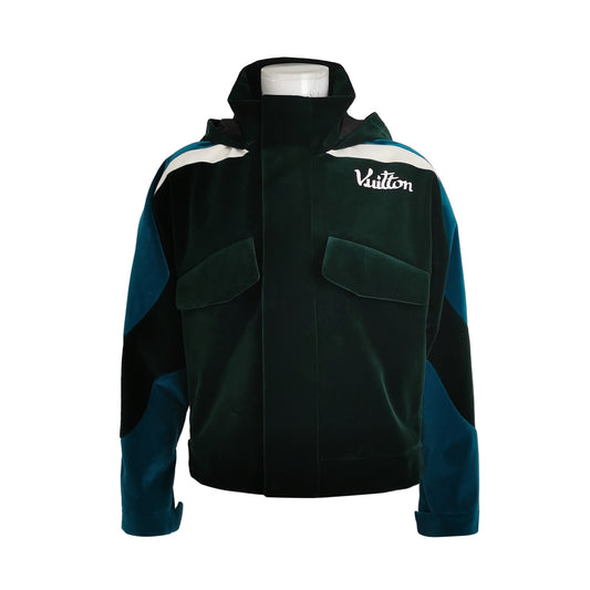 Louis Vuitton Logo Hooded Jacket M