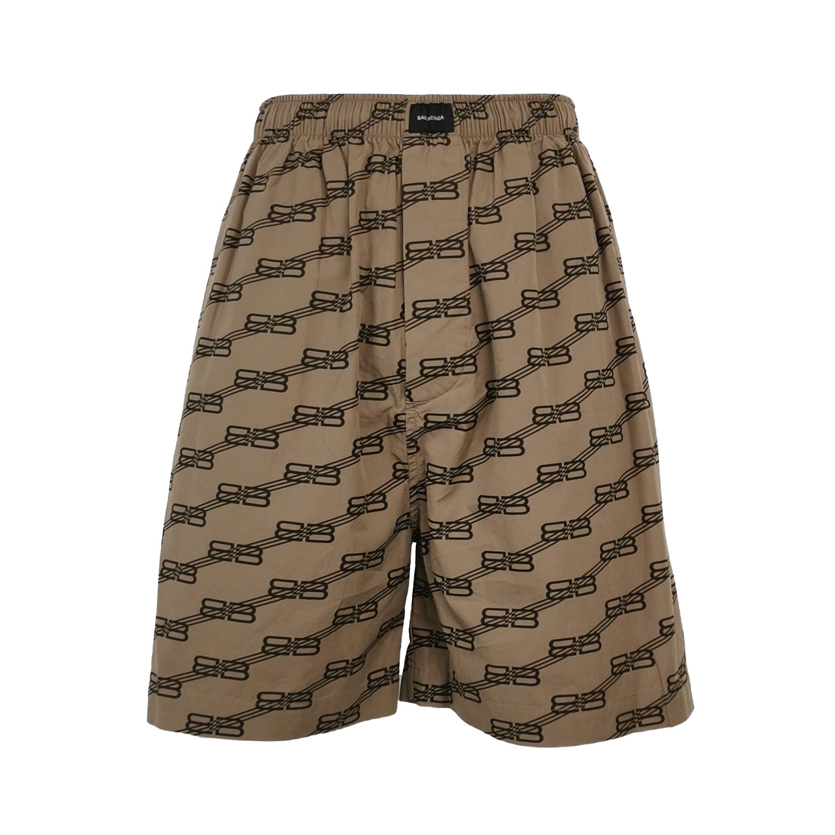Balenciaga Cotton Logo Print Shorts XS