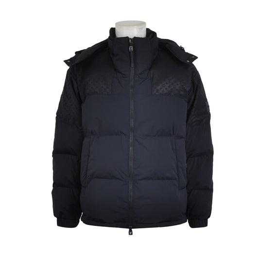 Louis Vuitton Black Monogram Hooded Puffer Jacket