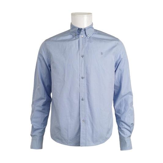 Balenciaga B Logo Cotton Long-Sleeve Shirt