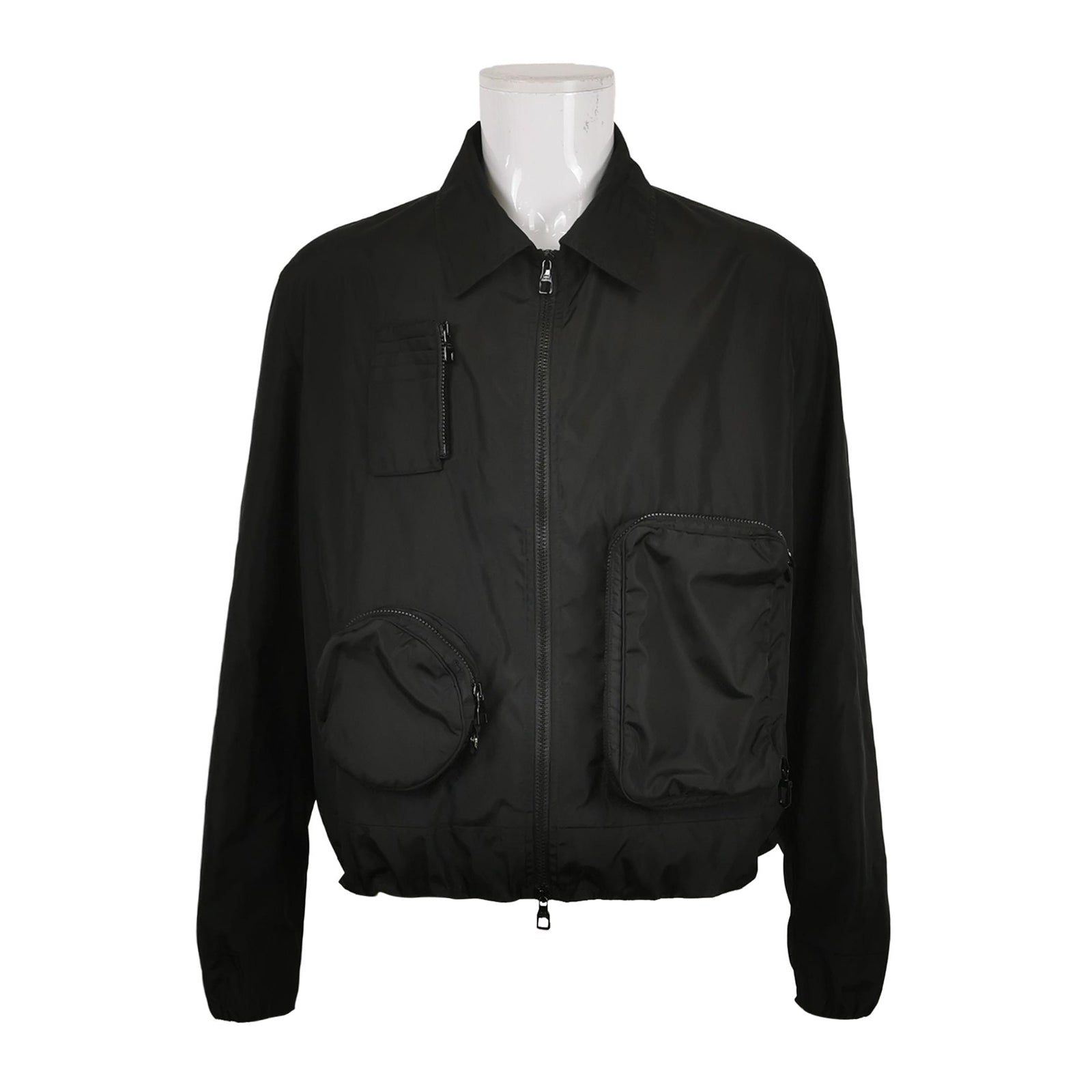 Louis Vuitton Solid Zip Collar Jacket L/52