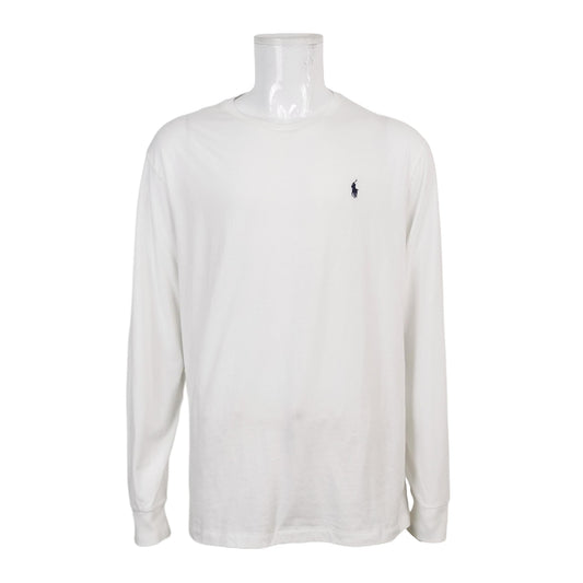 Polo Ralph Lauren White Crew Neck Cotton T-Shirt XL