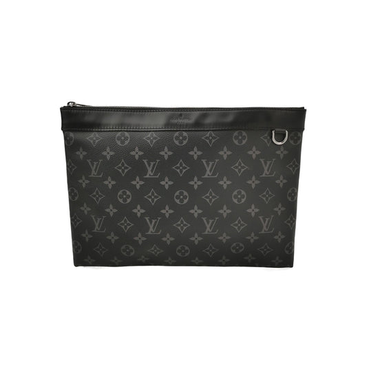 Louis Vuitton Monogram Leather Document Clutch