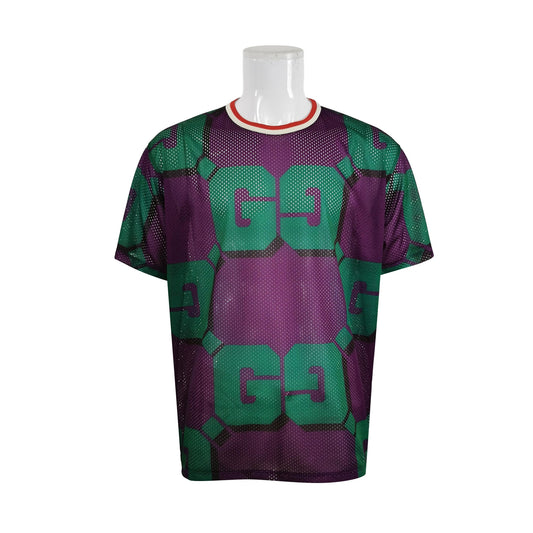 Gucci Colorblock Double G Logo Crew Neck T-Shirt M
