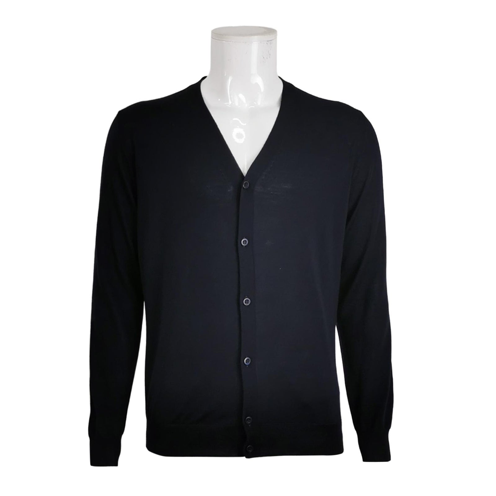 Prada Wool V-Neck Single-Breasted Cardigan
