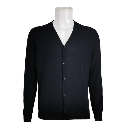 Prada Wool V-Neck Single-Breasted Cardigan