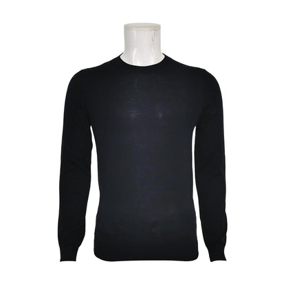 Valentino M Wool Solid Crew Neck Long Sleeve Sweater