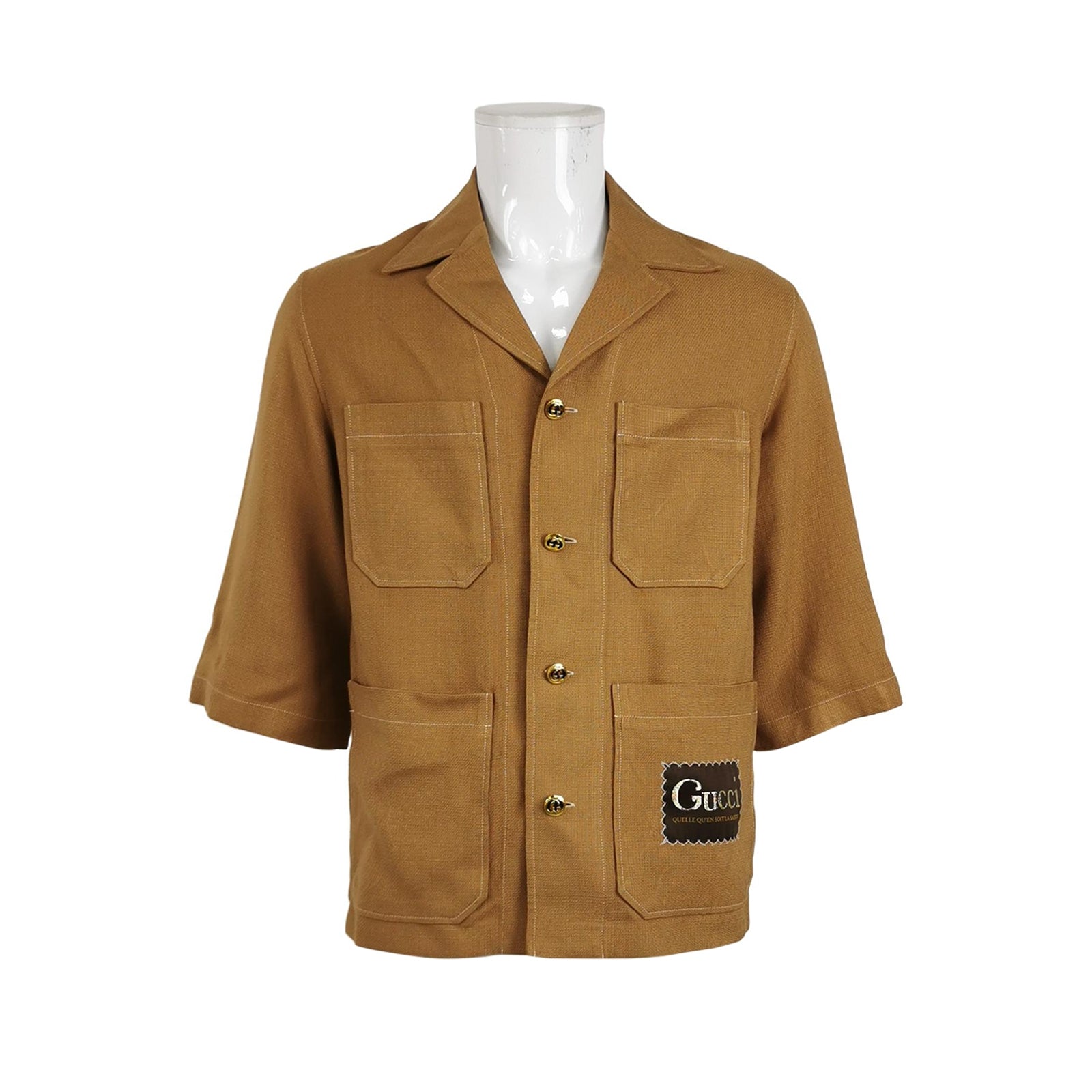 Gucci S Size Brown Cotton Jacket