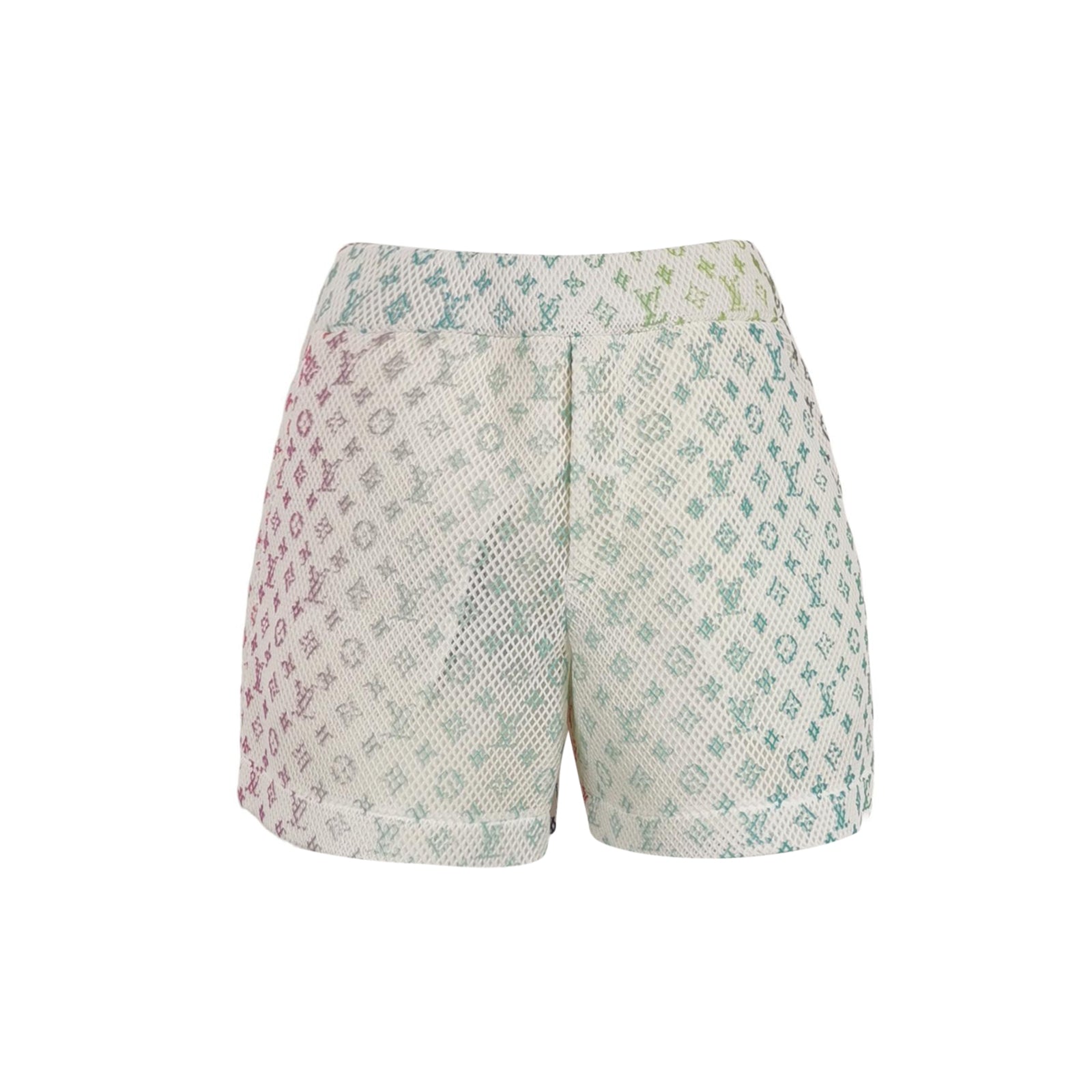 Louis Vuitton Color-Block Monogram Shorts Size L