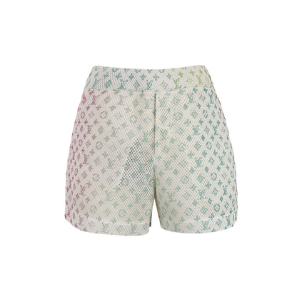 Louis Vuitton Color-Block Monogram Shorts Size L
