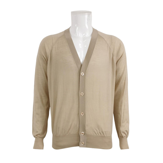 Prada Wool V-Neck Single-Breasted Cardigan M