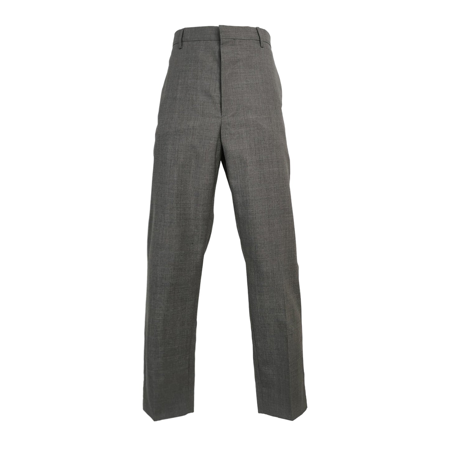Prada Wool Solid Gray Trousers Size L