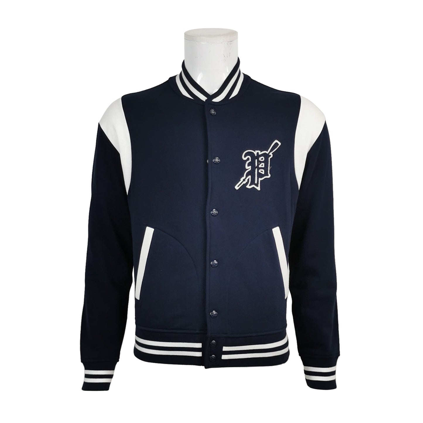 Polo Ralph Lauren S Cotton Color-Block Logo Varsity Jacket