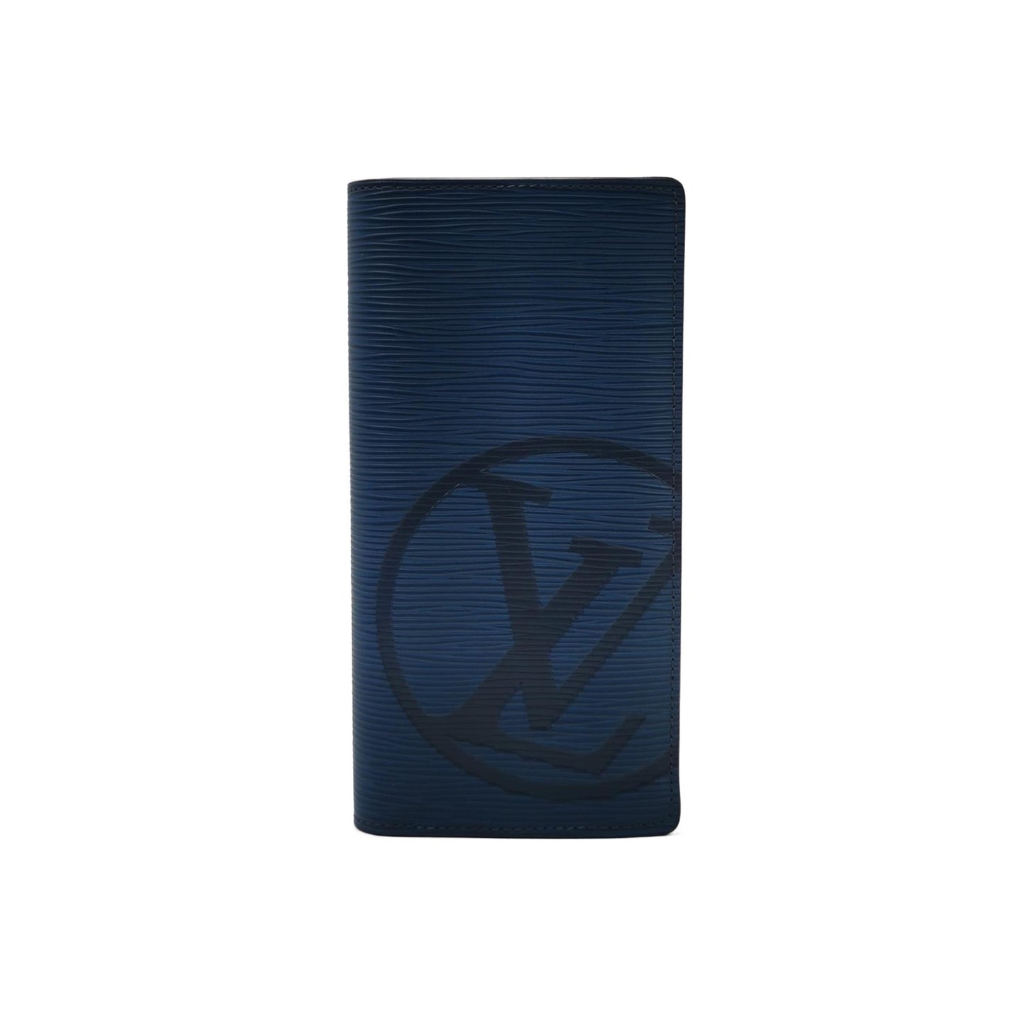 Louis Vuitton Brazza Blue Epi Leather Bifold Wallet