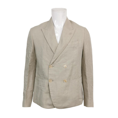 Fendi Cotton-Linen Lapel Jacket M