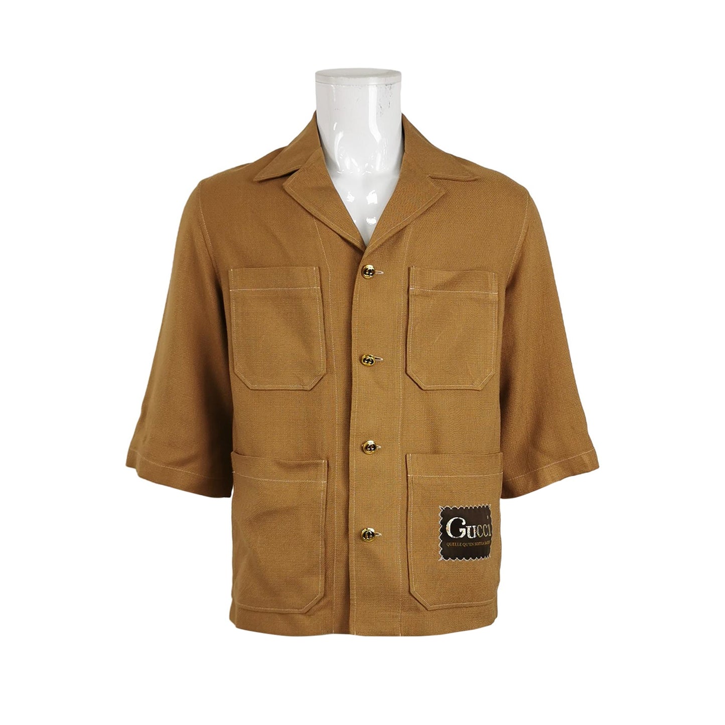 Gucci S Size Brown Cotton Jacket