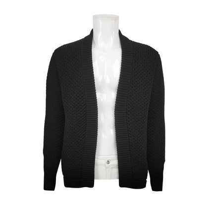 Prada Wool Solid Long Sleeve Cardigan L