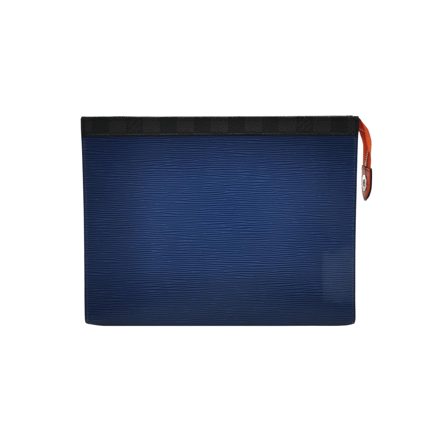 Louis Vuitton Pochette Voyage Medium Blue Epi Clutch