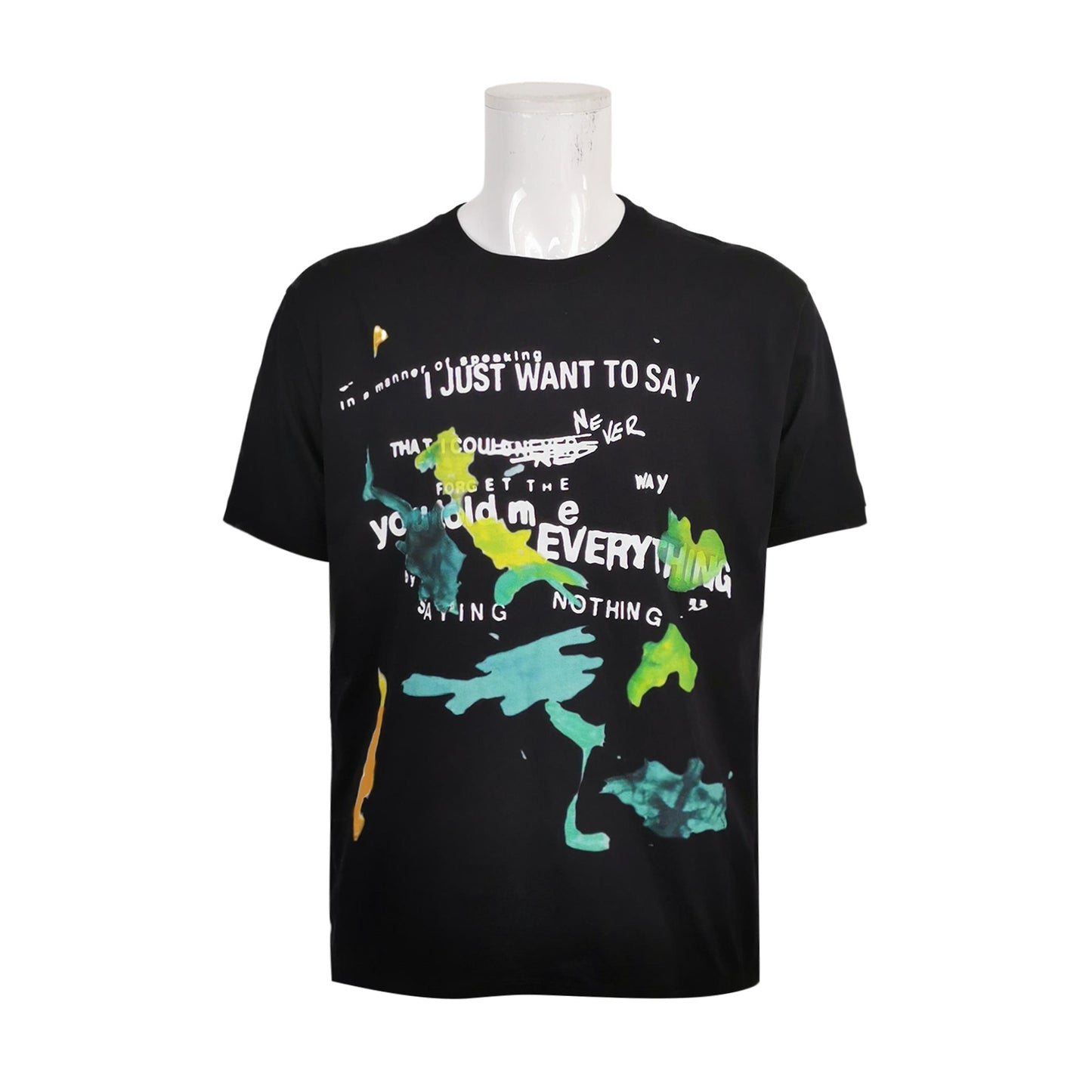 Gucci S Cotton Color-Block Letter Graphic T-Shirt