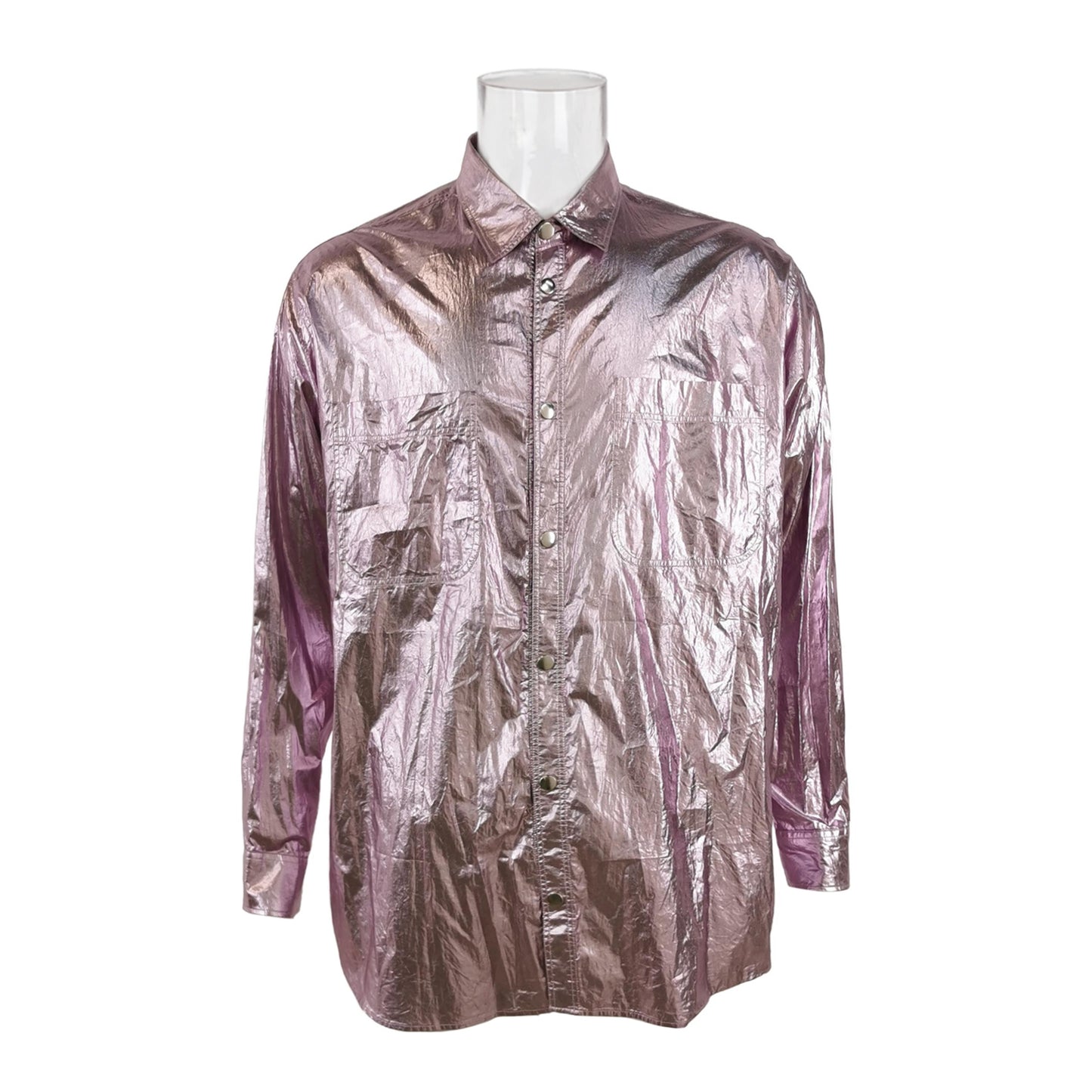 Isabel Marant Metallic Button-Down Shirt M