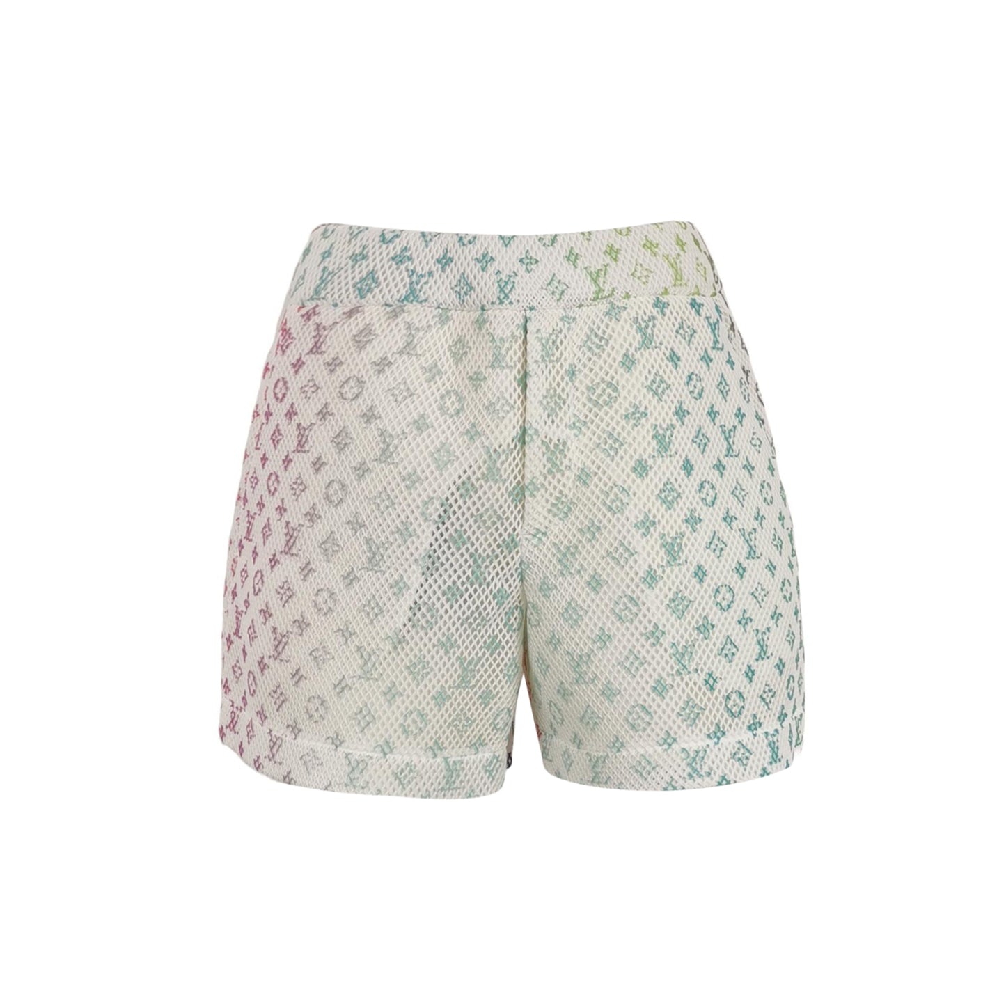 Louis Vuitton Color-Block Monogram Shorts Size L