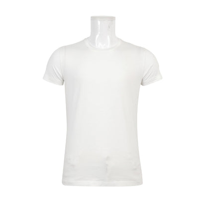 Moncler M Size Cotton Solid Crew Neck T-Shirt