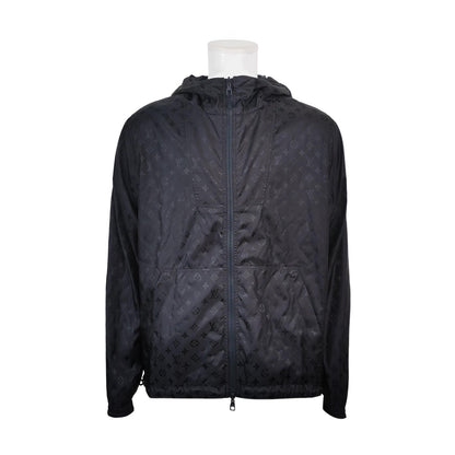 Louis Vuitton Monogram Hooded Zip Reversible Jacket L