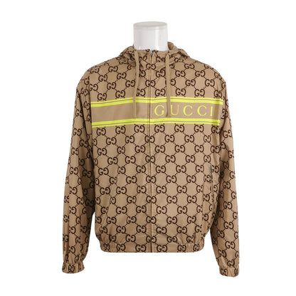 Gucci GG Monogram Logo Hooded Jacket L