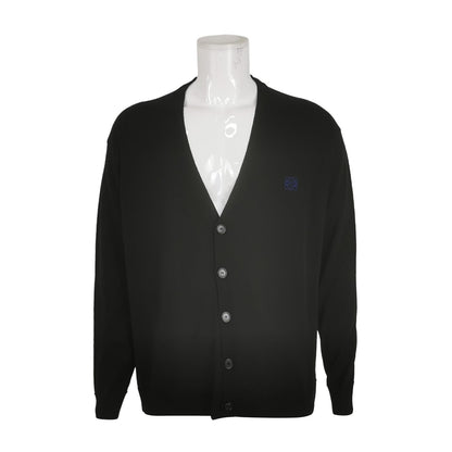 Loewe XL Wool V-Neck Single-Breasted Cardigan
