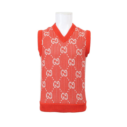 Gucci GG Logo V-Neck Sleeveless Top S