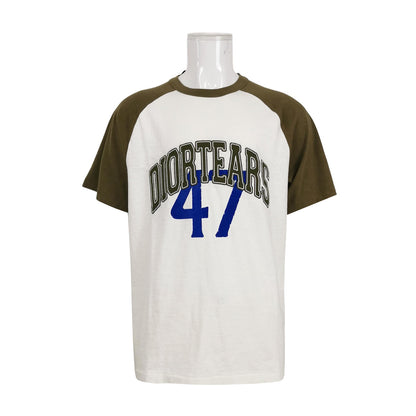 Dior Color-Block Logo Raglan T-Shirt XL