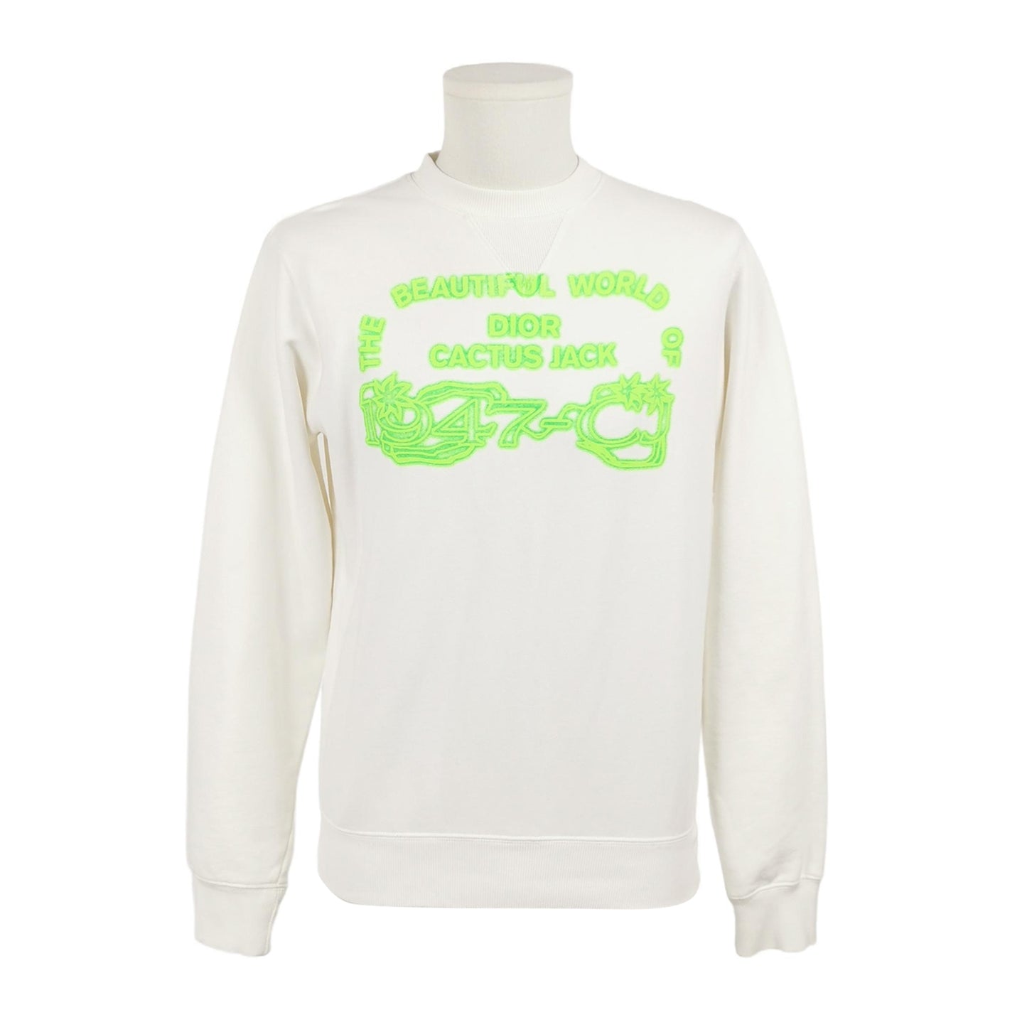 Dior Cactus Jack Collab Cotton Crewneck Sweatshirt XS
