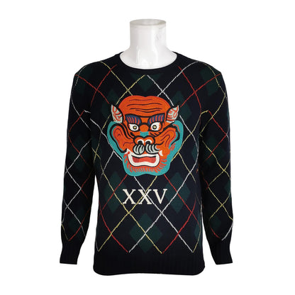 Gucci Wool Patterned Crewneck Sweater S