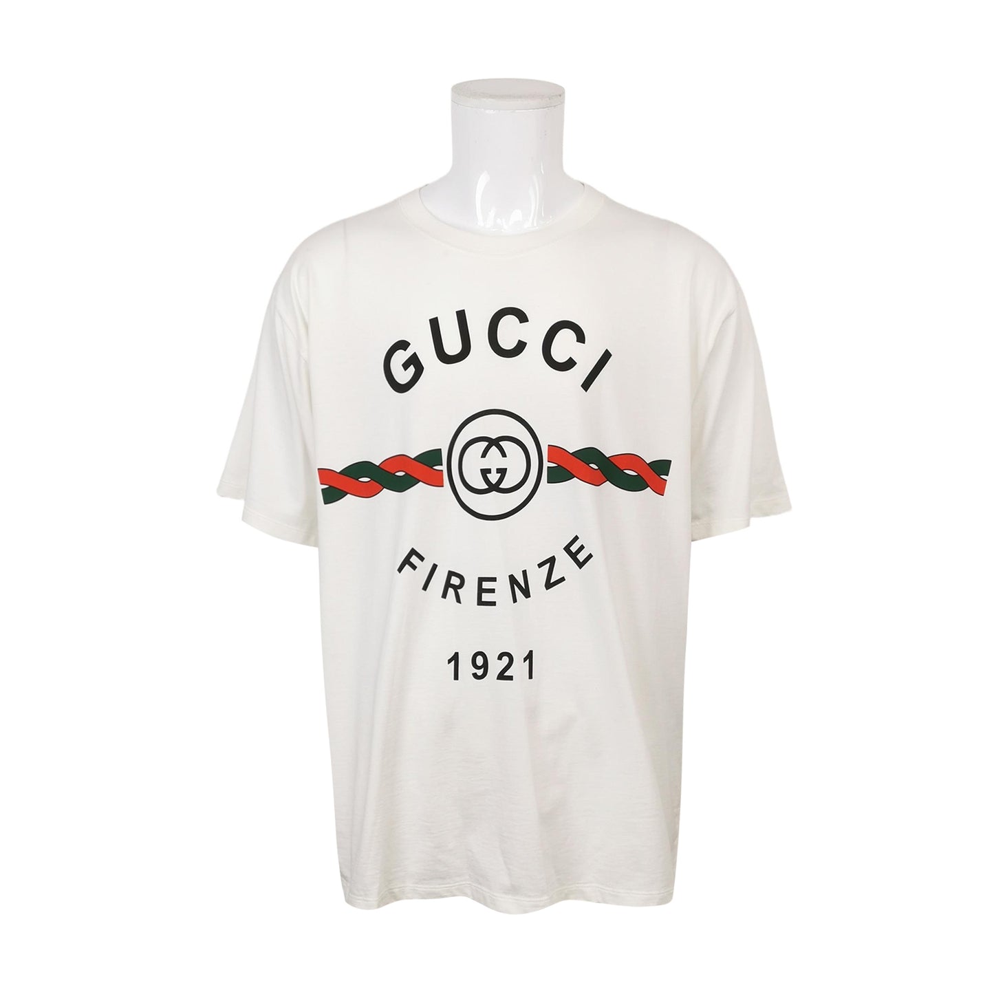 Gucci Firenze 1921 Print Crew Neck T-Shirt XL