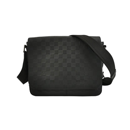 Louis Vuitton District Checkerboard Leather Crossbody Bag